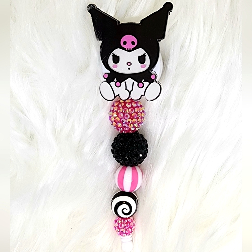 SANRIO Kuromi Kuku Badge Reel